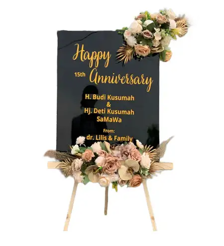 Papan Bunga Akrilik Batu Legong