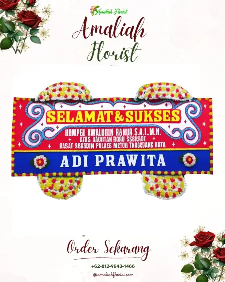 Papan Bunga Ucapan Selamat Batu Legong